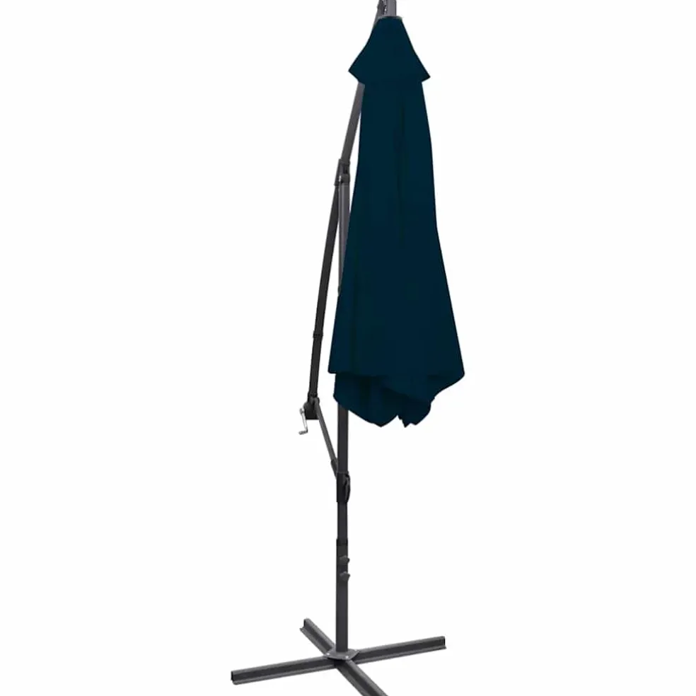 vidaXL Zweefparasol 3 m blauw