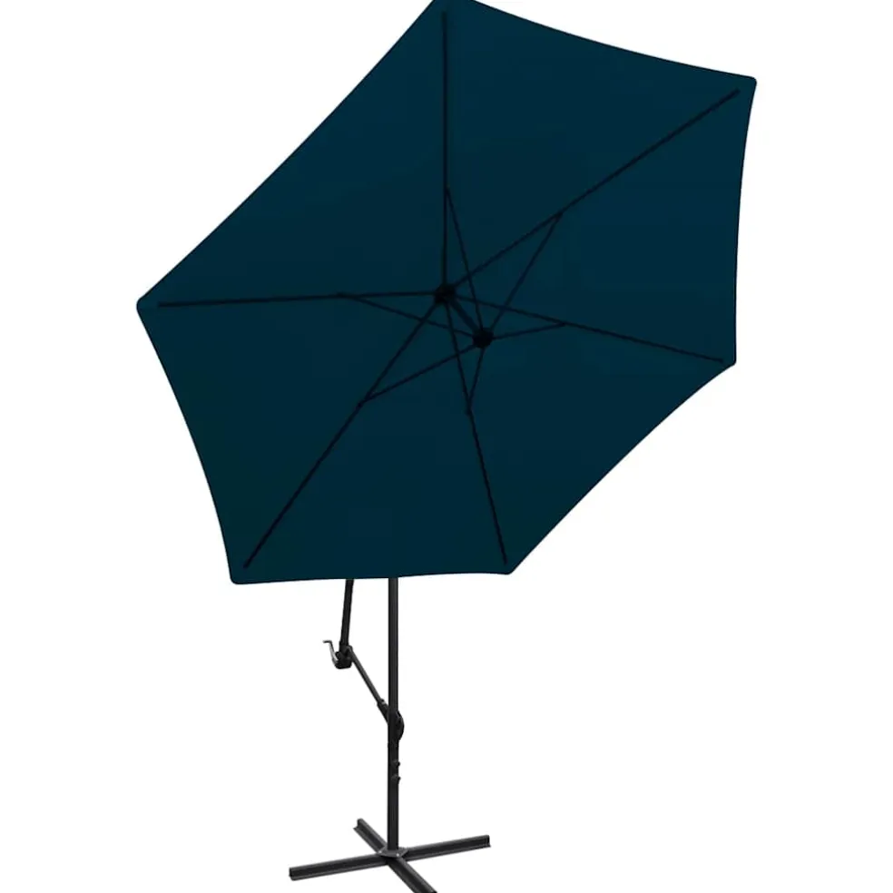 vidaXL Zweefparasol 3 m blauw