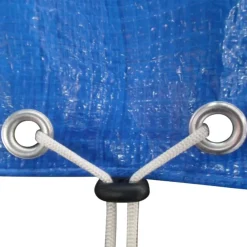 vidaXL Zwembadafdekking PE rond 460 cm 90 g/m²