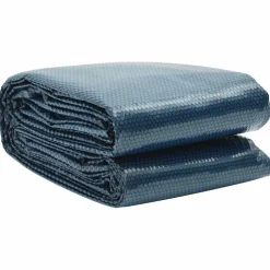 vidaXL Zwembadfolie solar drijvend 260x160 cm PE zwart en blauw