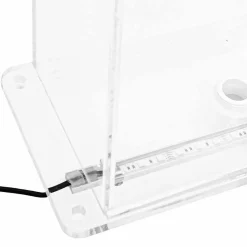 vidaXL Zwembadfontein met RGB LED's 51 cm acryl