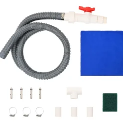 vidaXL Zwembad Fontein Roestvrij staal 60 x 30 x 70 cm zilver