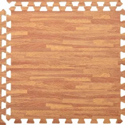 vidaXL Zwembad Grondmat 6 st Hout 4,32 ㎡ EVA Schuim