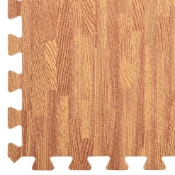 vidaXL Zwembad Grondmat 6 st Hout 4,32 ㎡ EVA Schuim