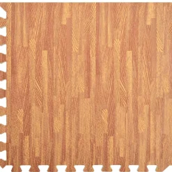 vidaXL Zwembad Grondmat 6 st Hout 4,32 ㎡ EVA Schuim