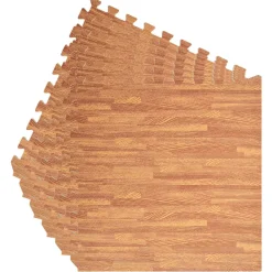vidaXL Zwembad Grondmat 6 st Hout 4,32 ㎡ EVA Schuim