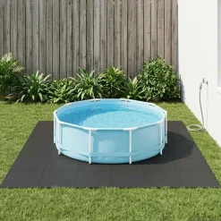 vidaXL Zwembad Grondmat 12 st Zwart 4,32 m² EVA Schuim