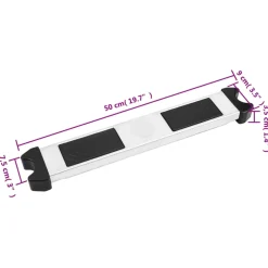 vidaXL Zwembadladder losse trede 50x9x3,5 cm 304 roestvrij staal