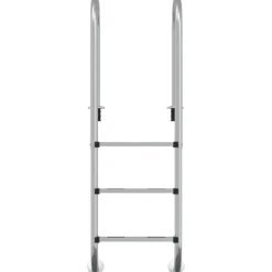 vidaXL Zwembadladder 54x38x158 cm 304 roestvrijstaal