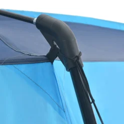 vidaXL Zwembadtent 500x433x250 cm stof blauw