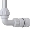 vidaXL Zwembad waterval fontein met LED