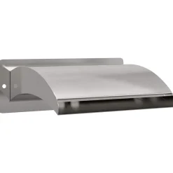vidaXL Zwembadwaterval met LED Roestvrij staal 304 30 x 9 x 26 cm