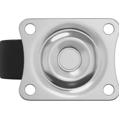 vidaXL Zwenkwiel 2 st Zilver 60 x 60 x 50 mm IJs en nylon