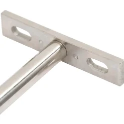 vidaXL Zwevende plankdragers 12st onzichtbaar Ø10x100 mm koolstofstaal